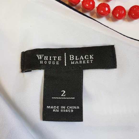 White House Black Market one shoulder dress, 2 - Picture 6 of 8